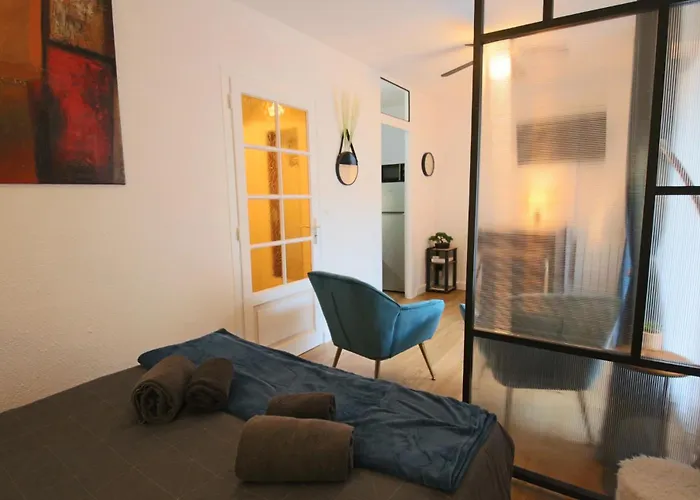 アパート 25 M2 Centre-ville Avec Balcon Et Wifi エクスレバン